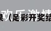 足彩开奖结果（足彩开奖结果查询新浪）