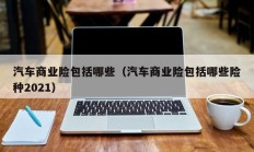 汽车商业险包括哪些（汽车商业险包括哪些险种2021）