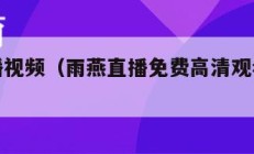 足球直播视频（雨燕直播免费高清观看足球直播视频）