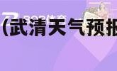 武清天气预报（武清天气预报30天查询最新消息）