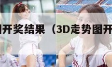 3d走势图开奖结果（3D走势图开奖结果及更新1）