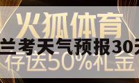 兰考天气（兰考天气预报30天查询百度）