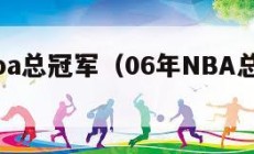 06年nba总冠军（06年NBA总冠军成员）