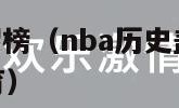 nba历史盖帽榜（nba历史盖帽榜在线观看威利网体育）