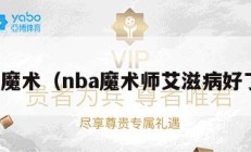 nba魔术（nba魔术师艾滋病好了吗）