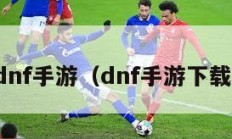 dnf手游（dnf手游下载）