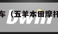 五羊本田摩托车（五羊本田摩托车官网旗舰店）