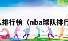 nba球队排行榜（nba球队排行榜排名）