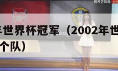 2002年世界杯冠军（2002年世界杯冠军是哪个队）