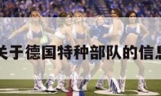 关于德国特种部队的信息