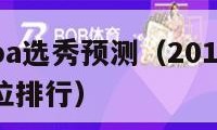 2013nba选秀预测（2013年nba选秀顺位排行）