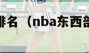 nba东西部排名（nba东西部球队分布图）