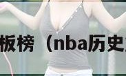 NBA历史篮板榜（nba历史篮板榜排名）