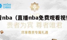 免费看nba（直播nba免费观看视频网站）