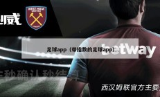 足球app（带指数的足球app）