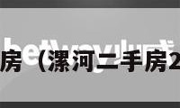 漯河二手房（漯河二手房20万左右）