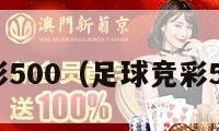 足球竞彩500（足球竞彩500官网）