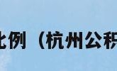 公积金贷款比例（杭州公积金贷款比例）